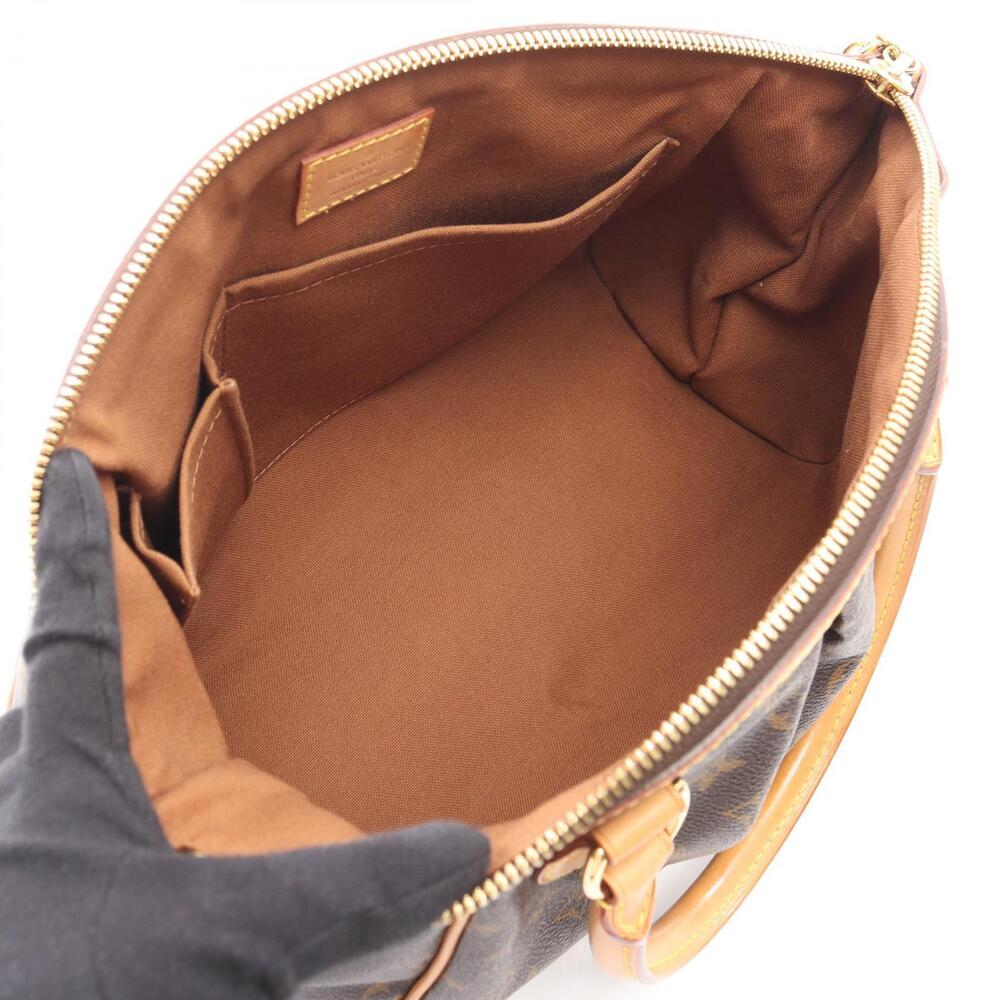 Louis Vuitton Handbag Tivoli Canvas Leather Brown Monogram